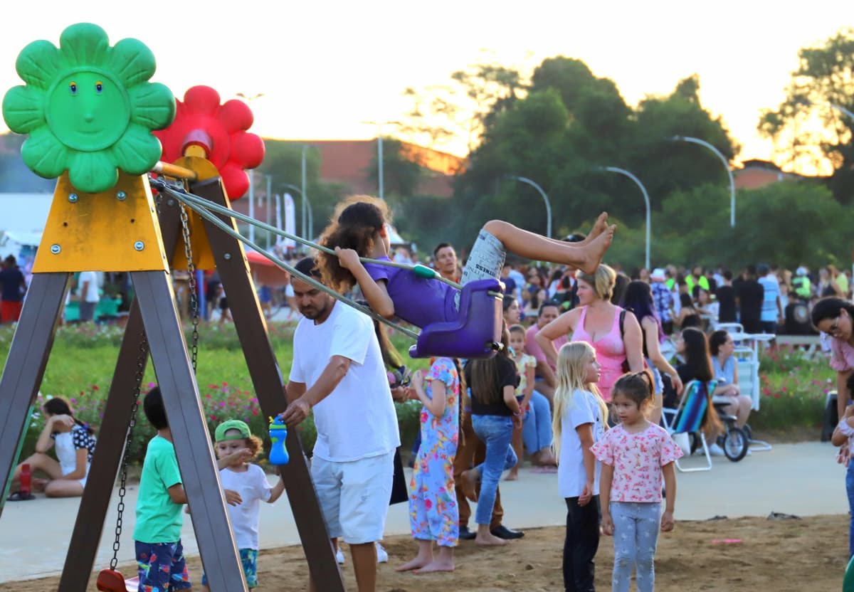 Espaço público em festividades
